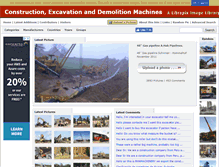 Tablet Screenshot of construction-and-excavation.com